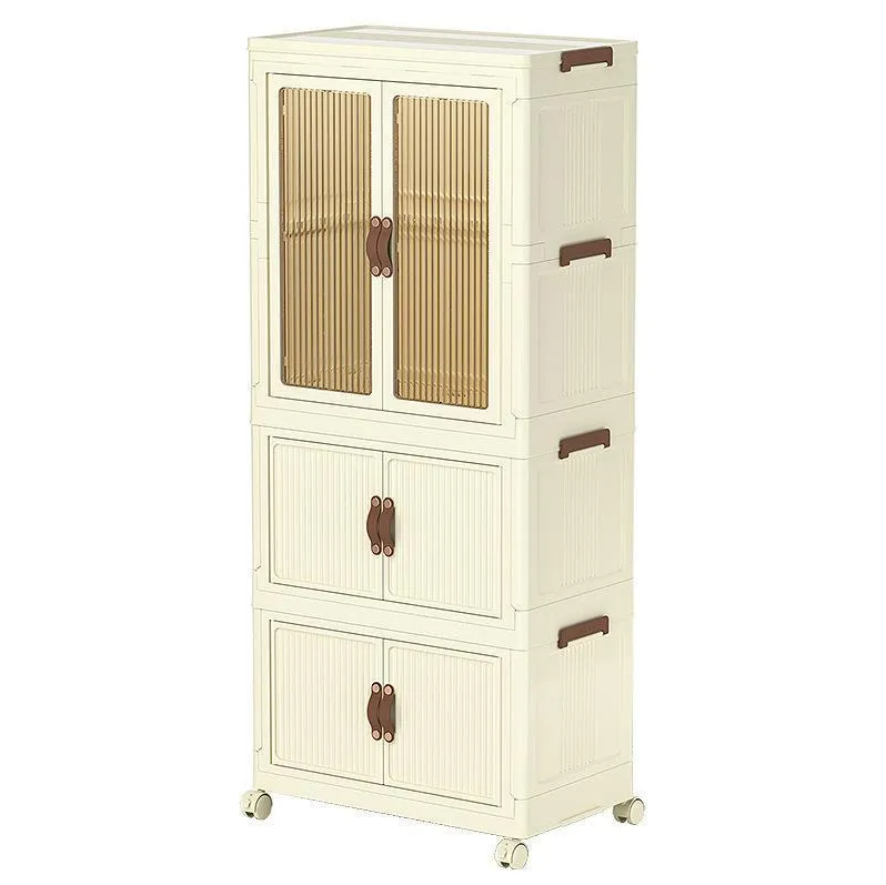 Acrylic Wardrobe Cabinet With Storage Box