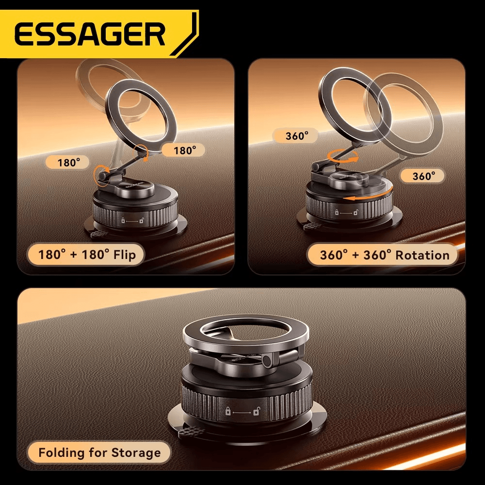 Essager 360° Magnetic Suction Cup Phone Holder
