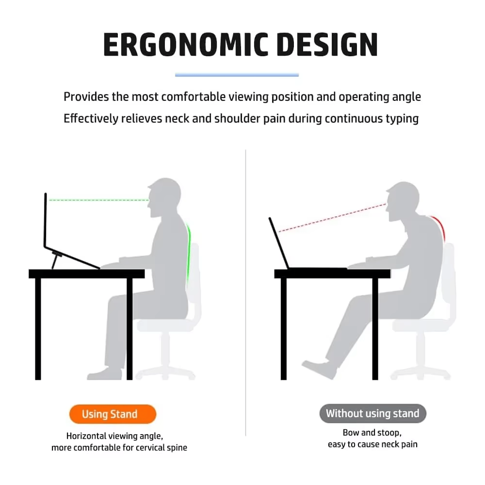 Foldable Laptop Kickstand