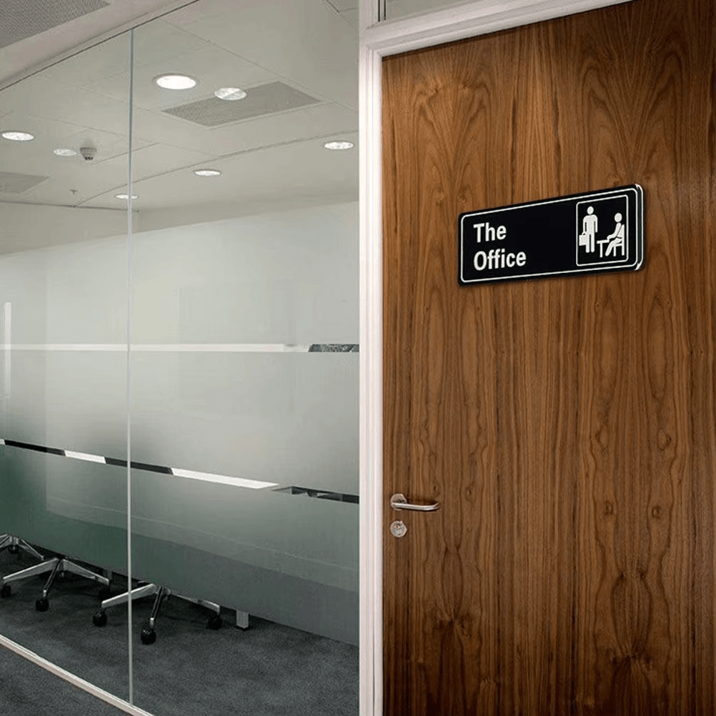Office Door Sign Sticker