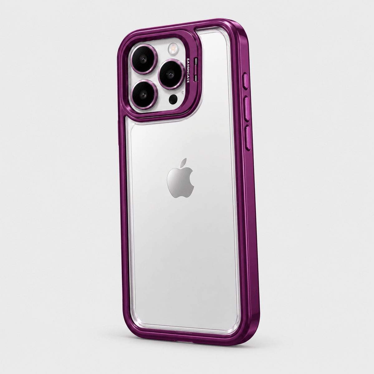 Transparent Lens Ring iPhone Case - Dark Purple