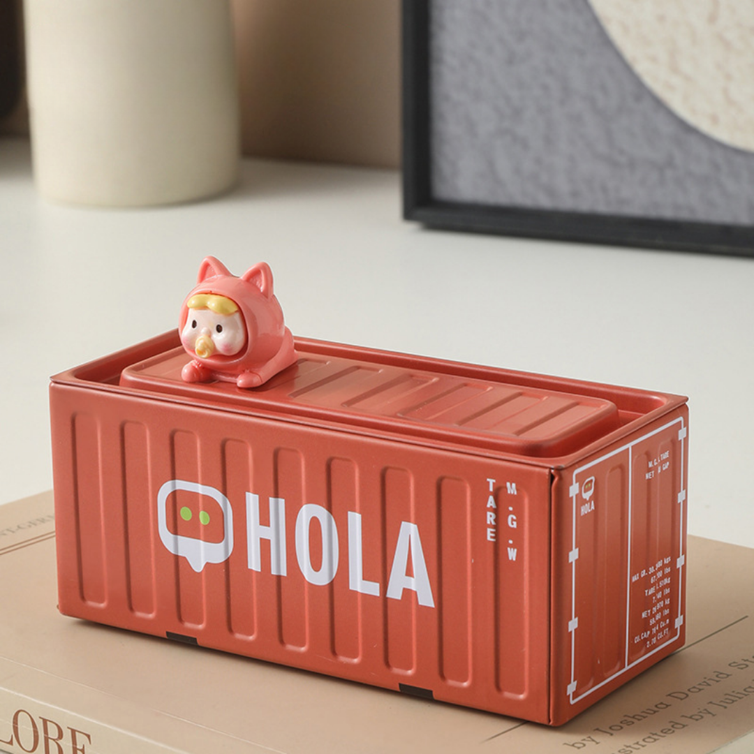 Mini Shipping Container Storage Box