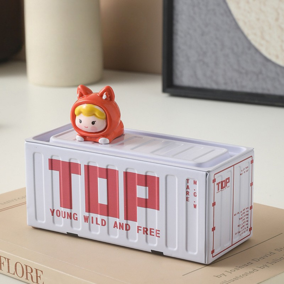 Mini Shipping Container Storage Box
