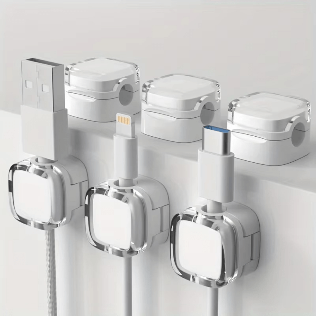 Magnetic Desktop Cable Organizer Clips