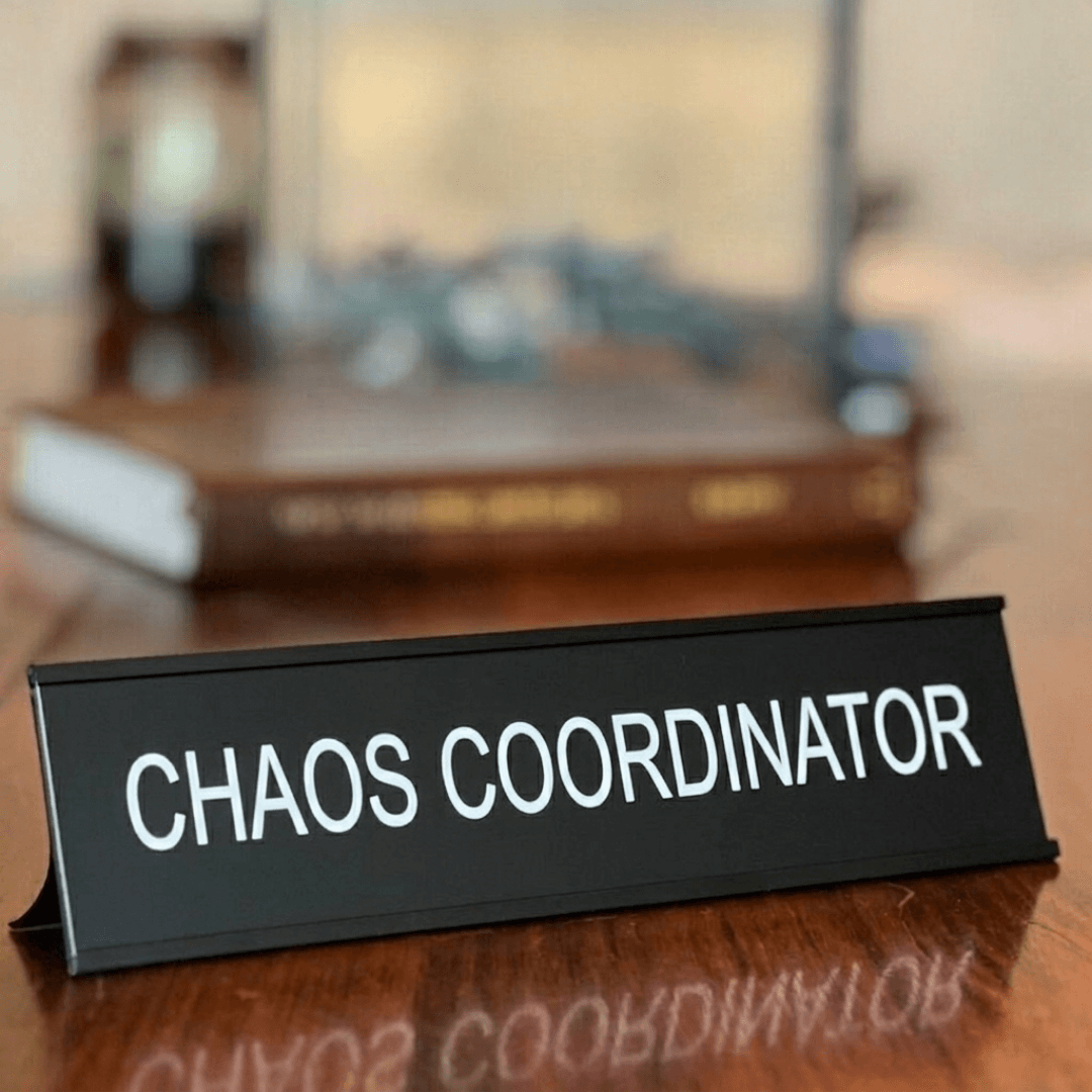 Funny Desk Name Plate