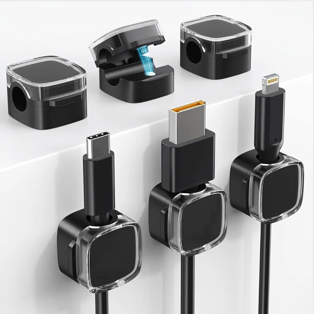 Magnetic Desktop Cable Organizer Clips