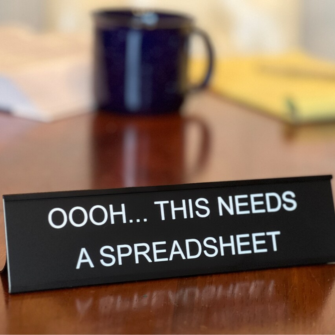 Funny Desk Name Plate