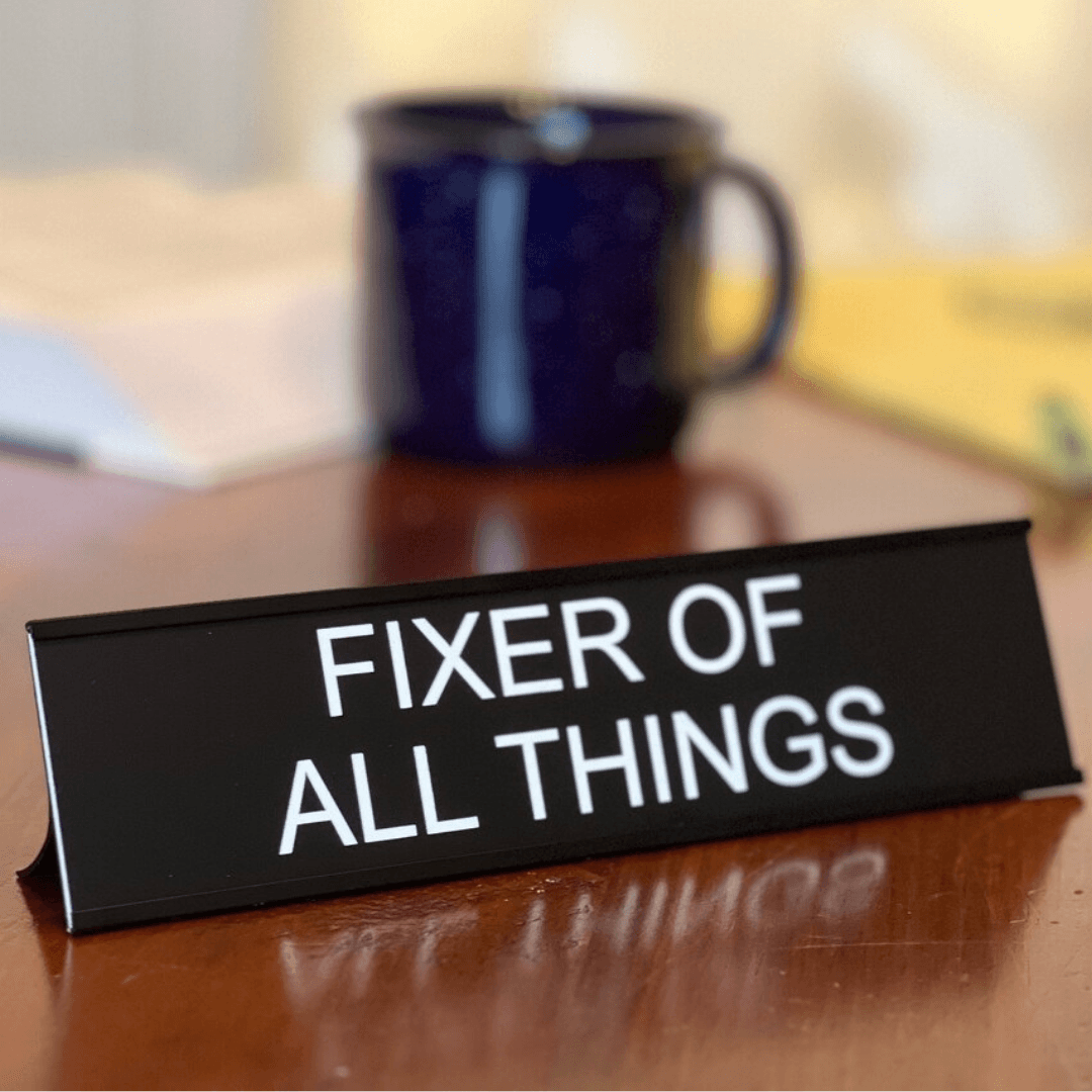 Funny Desk Name Plate