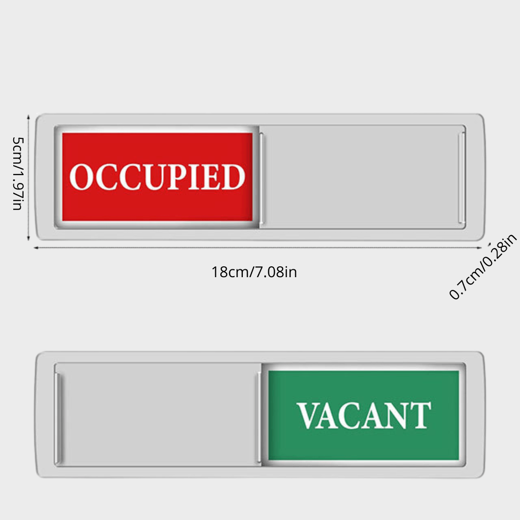 Sliding Door Sign