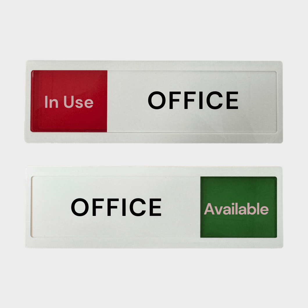 Office Occupancy Door Sign