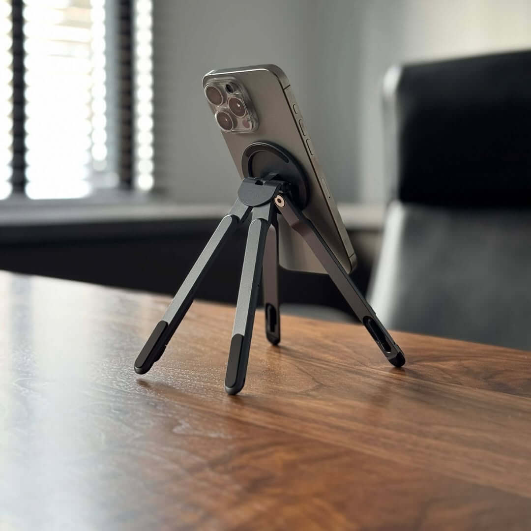 Multi-Functional Foldable Metal Phone Holder & Laptop Stand