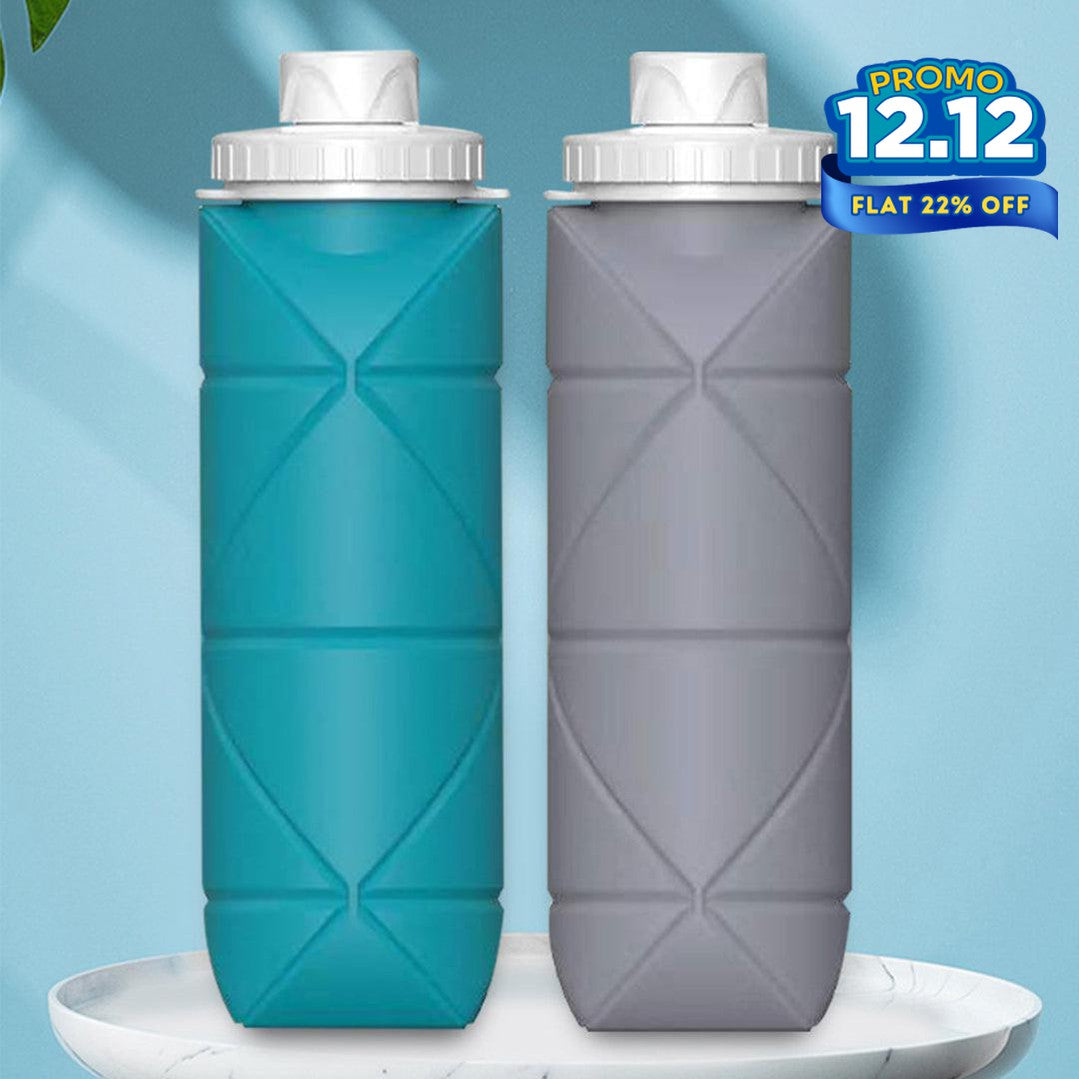 Foldable Silicone Water Bottle-DIVERSITY