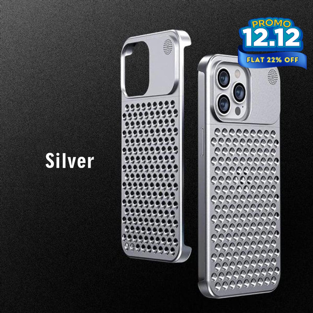 ALPHA Hybrid Metal Mesh iPhone Case-DIVERSITY