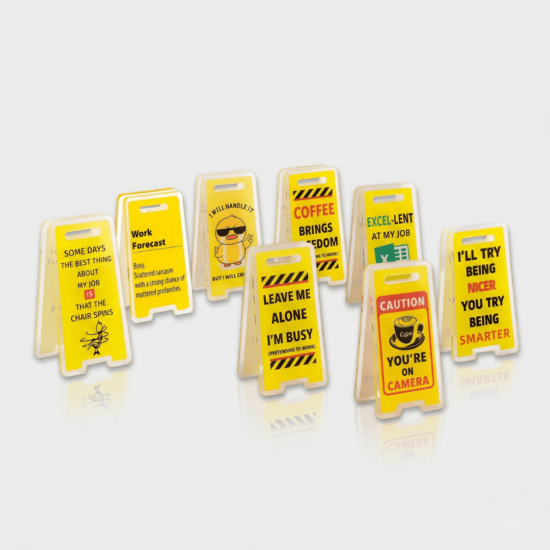 Funny Acrylic Desktop Signs