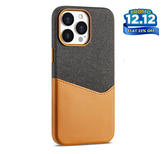 Textured Leather Card Holder iPhone Case-DIVERSITY