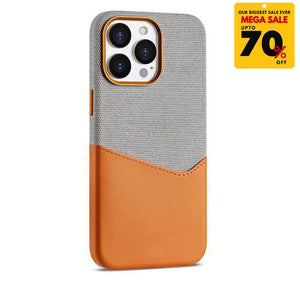 Textured Leather Card Holder iPhone Case-DIVERSITY