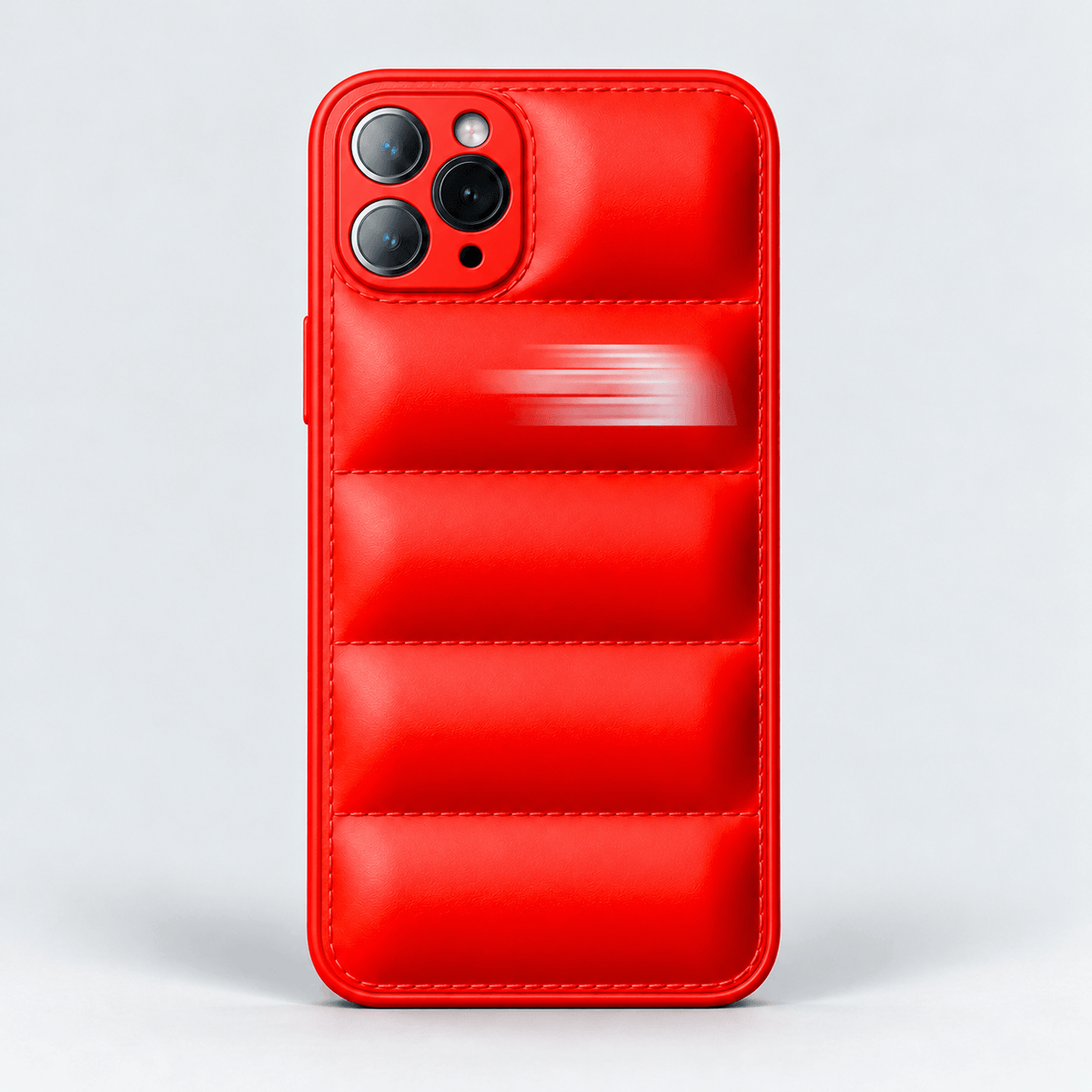 Puffer iPhone Cover - Red