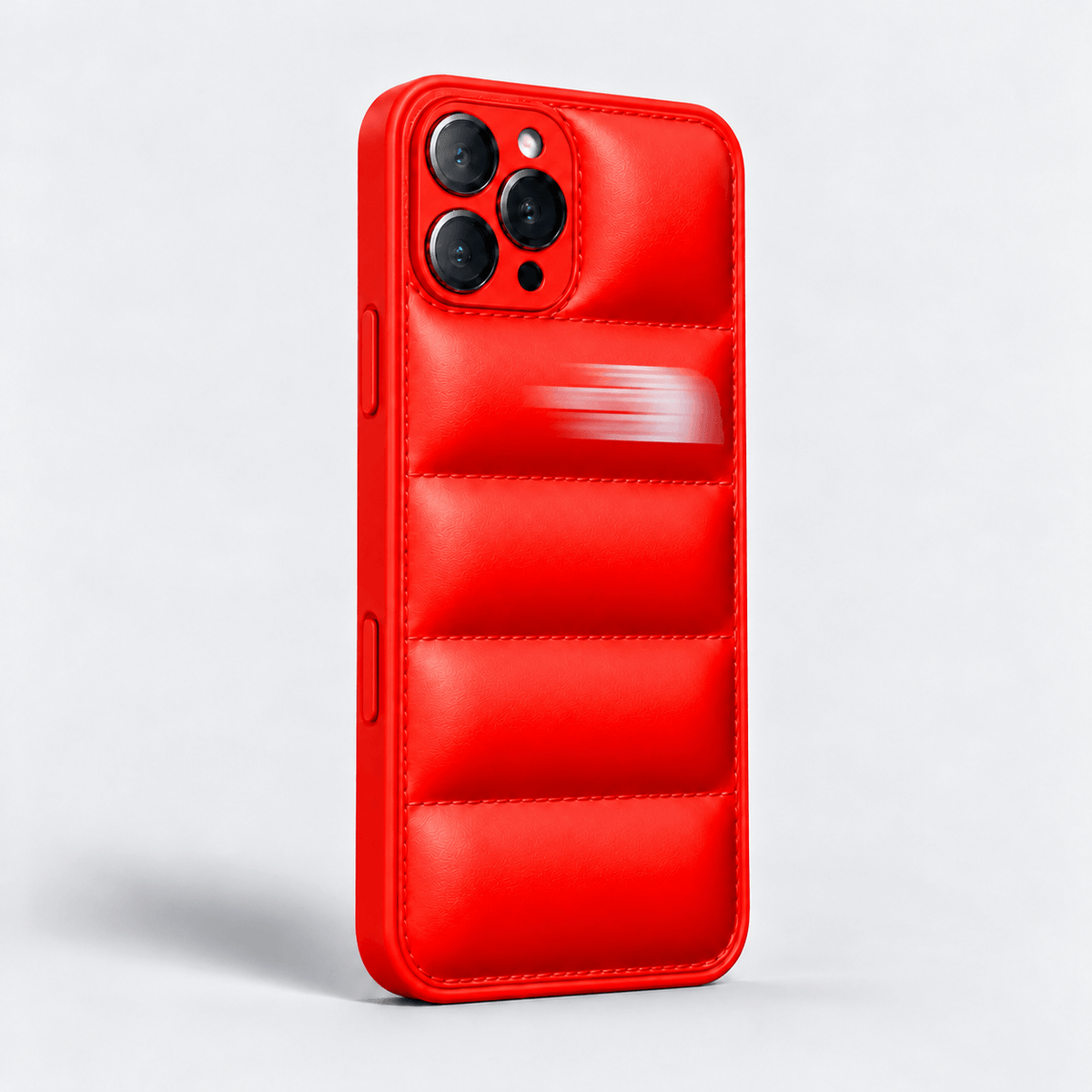 Puffer iPhone Cover - Red