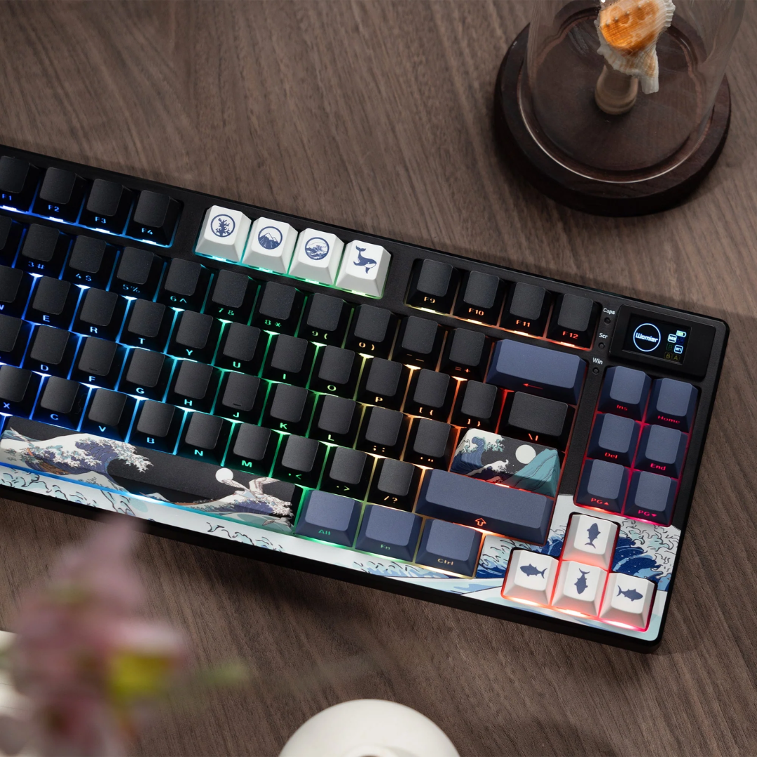 WOMIER SK80 Pro 75% Wireless Mechanical Keyboard with Multimedia Display