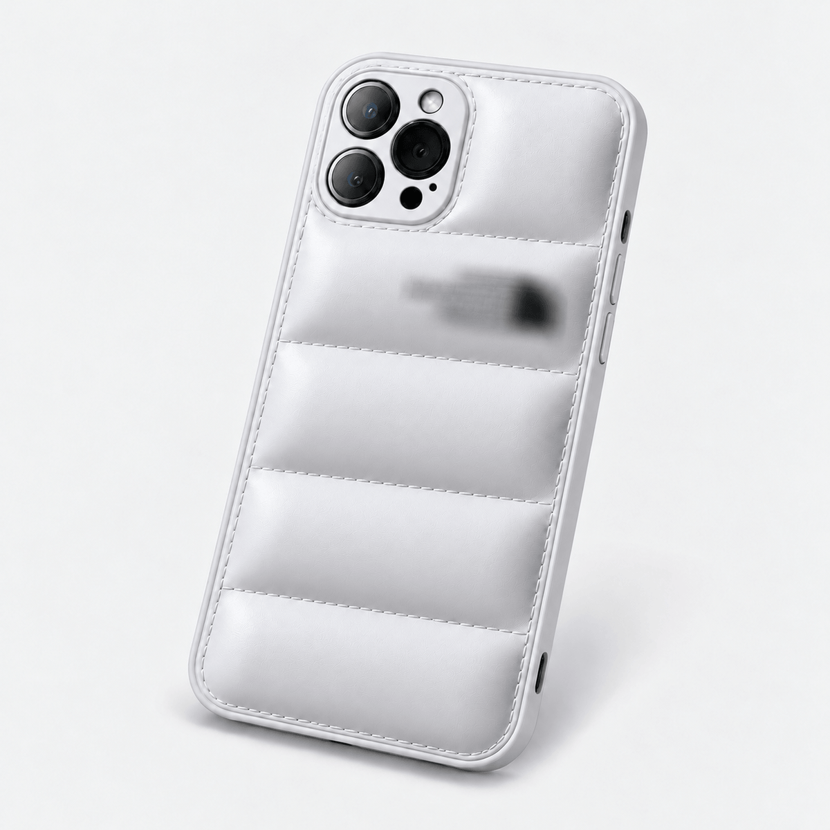 Puffer iPhone Cover - White