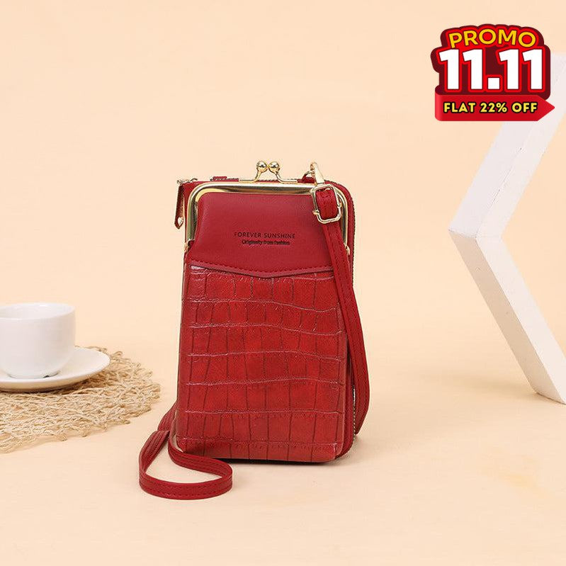 Women Multi-Purpose Crossbody Crocodile Bag-DIVERSITY