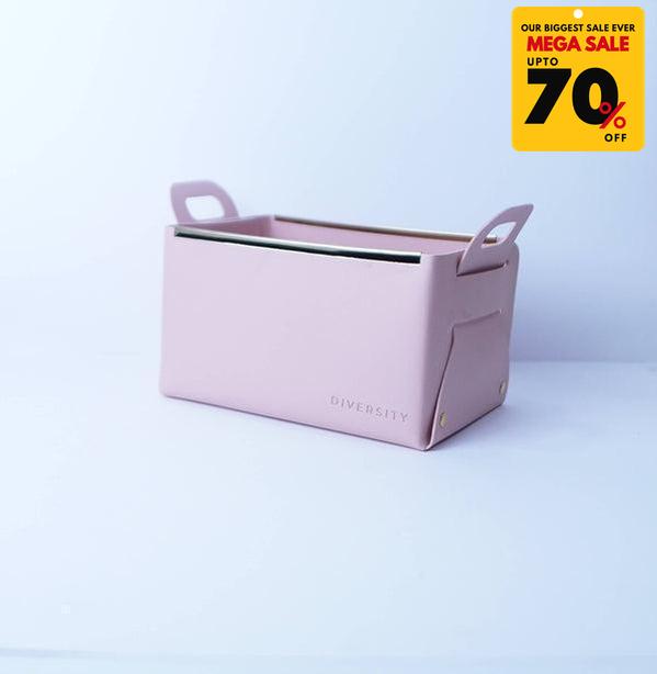 Faux Leather Nordic Storage Basket-DIVERSITY