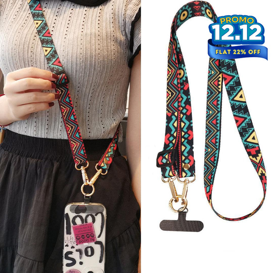 Retro Pattern Lanyard Straps For Phone Case-DIVERSITY