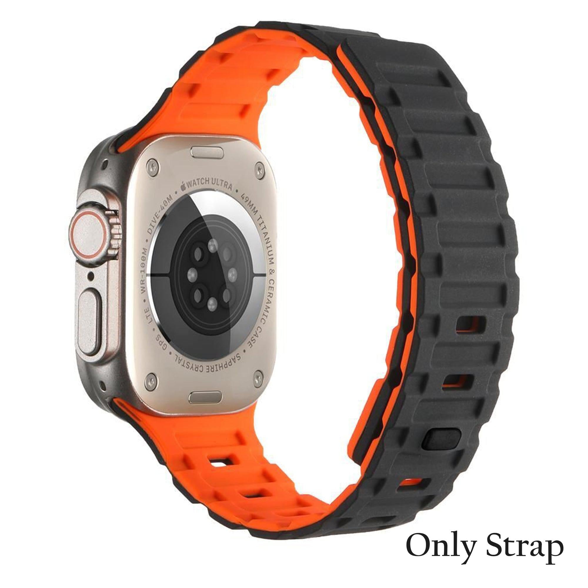 Premium Silicone Magnetic Strap For Apple Watch