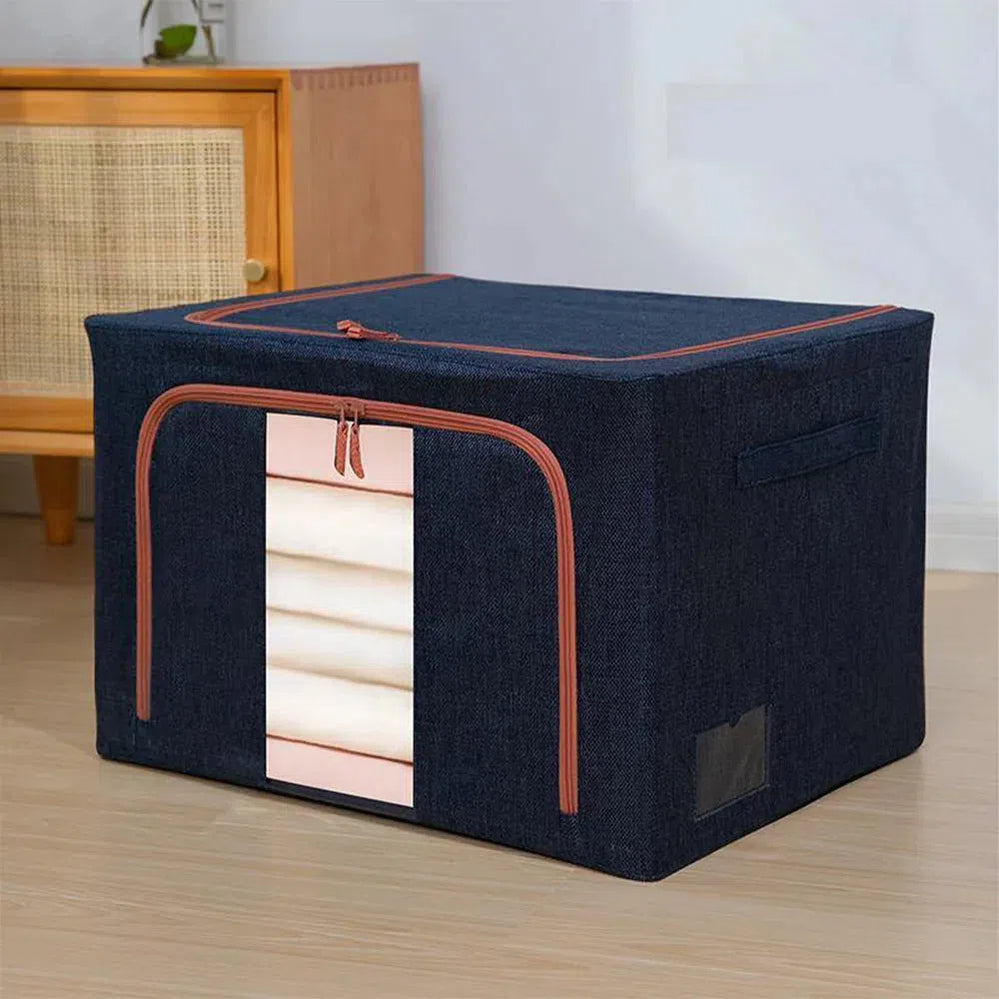 Large Capacity Storage Box With Metal Frame - Single-DIVERSITY