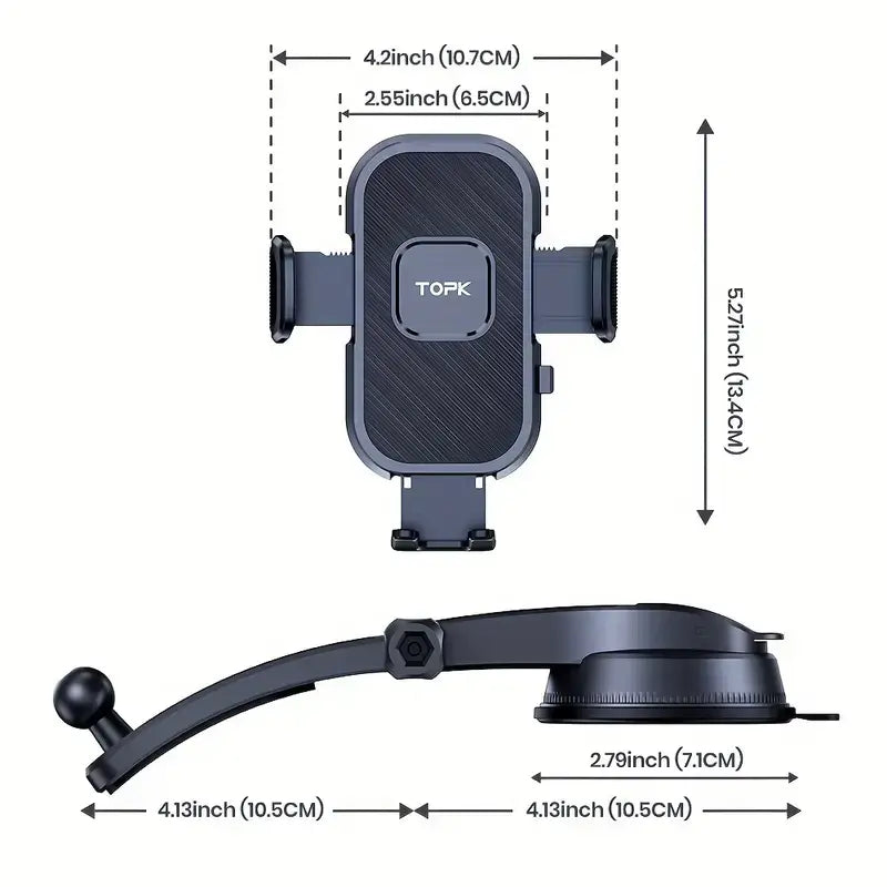 TOPK Car Phone Mount - D38-C