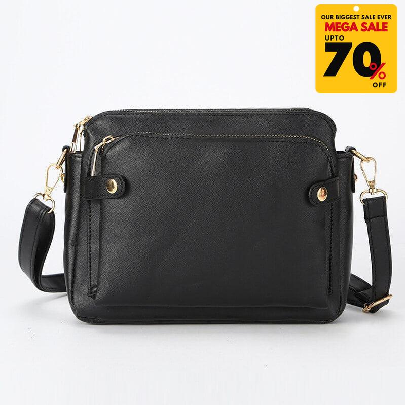 Vintage 3 Layer Leather Bag-DIVERSITY