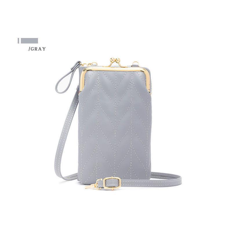 Premium Leaf Design Leather Crossbody Bag-DIVERSITY