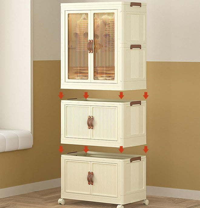 Acrylic Wardrobe Cabinet With Storage Box