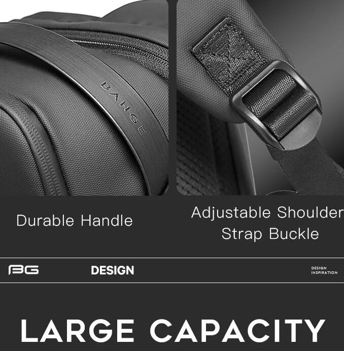 BANGE Archie Business Backpack - Black