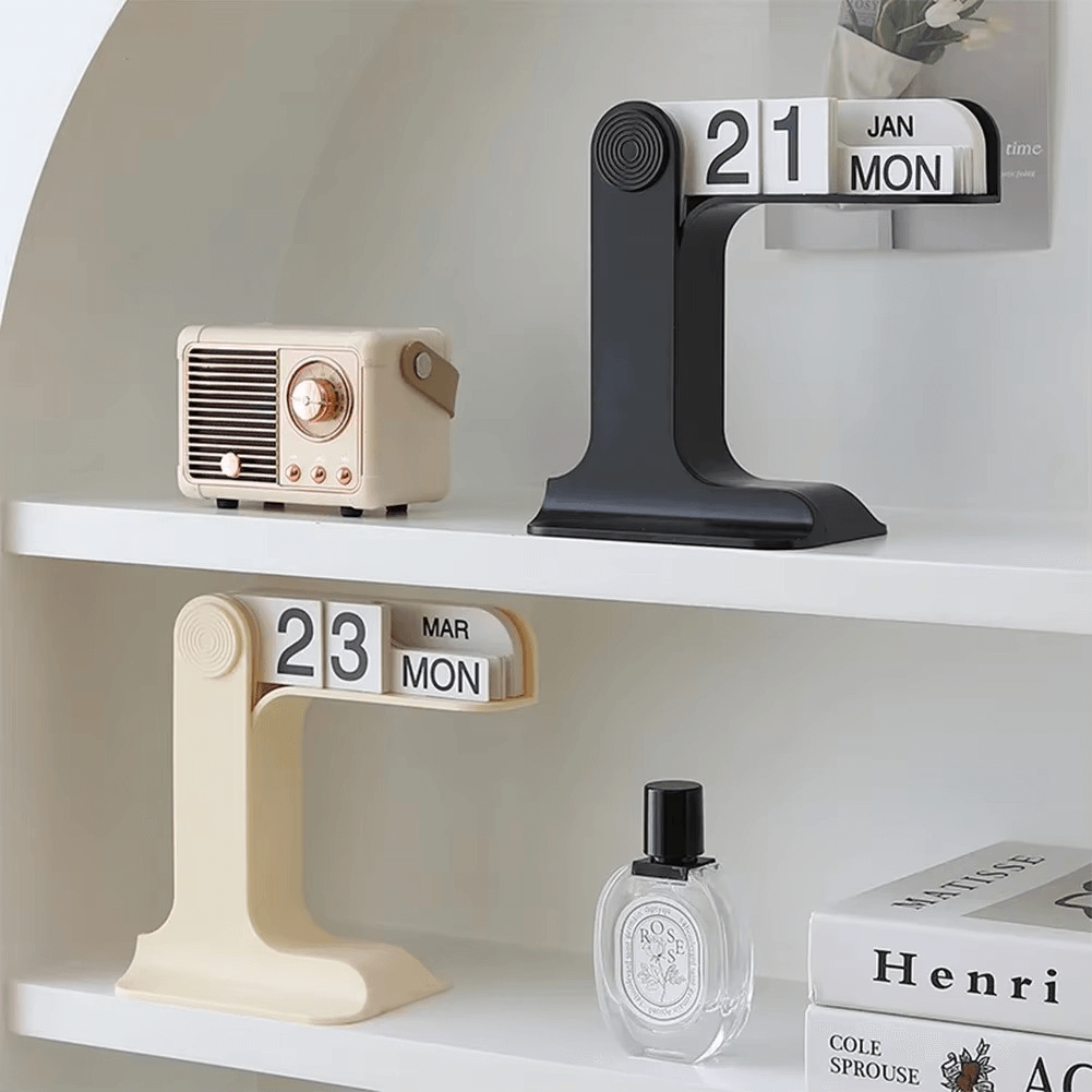 Modern Perpetual Flip Calendar