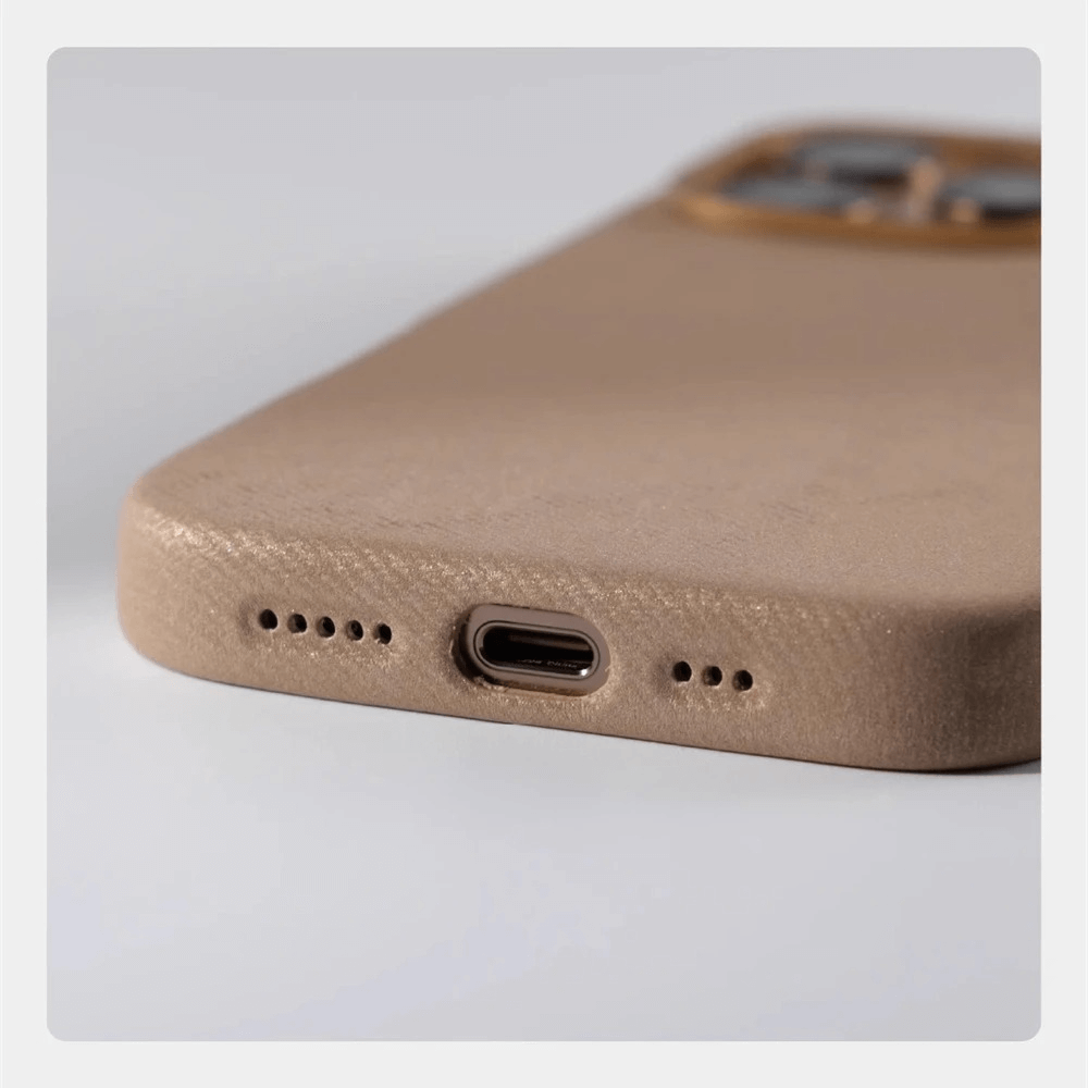Matte Luxe iPhone Case - Desert Gold