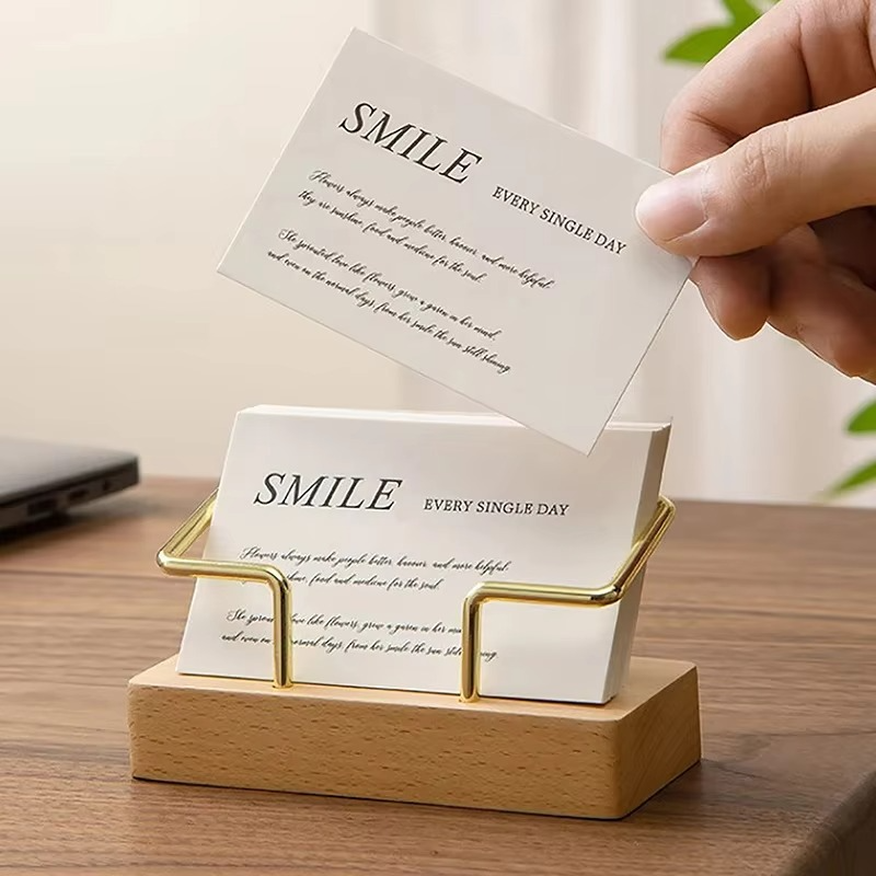 Wooden Business Card Holder