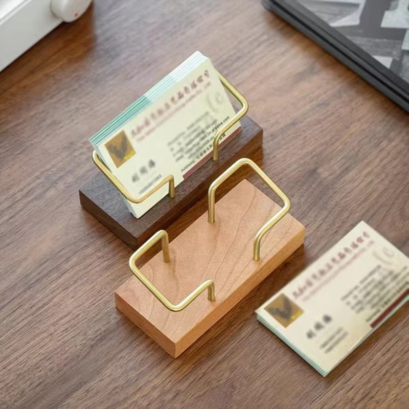 Wooden Business Card Holder