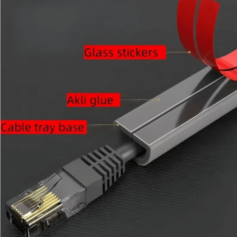 Flexible Self-Adhesive Wire Organizer Strip