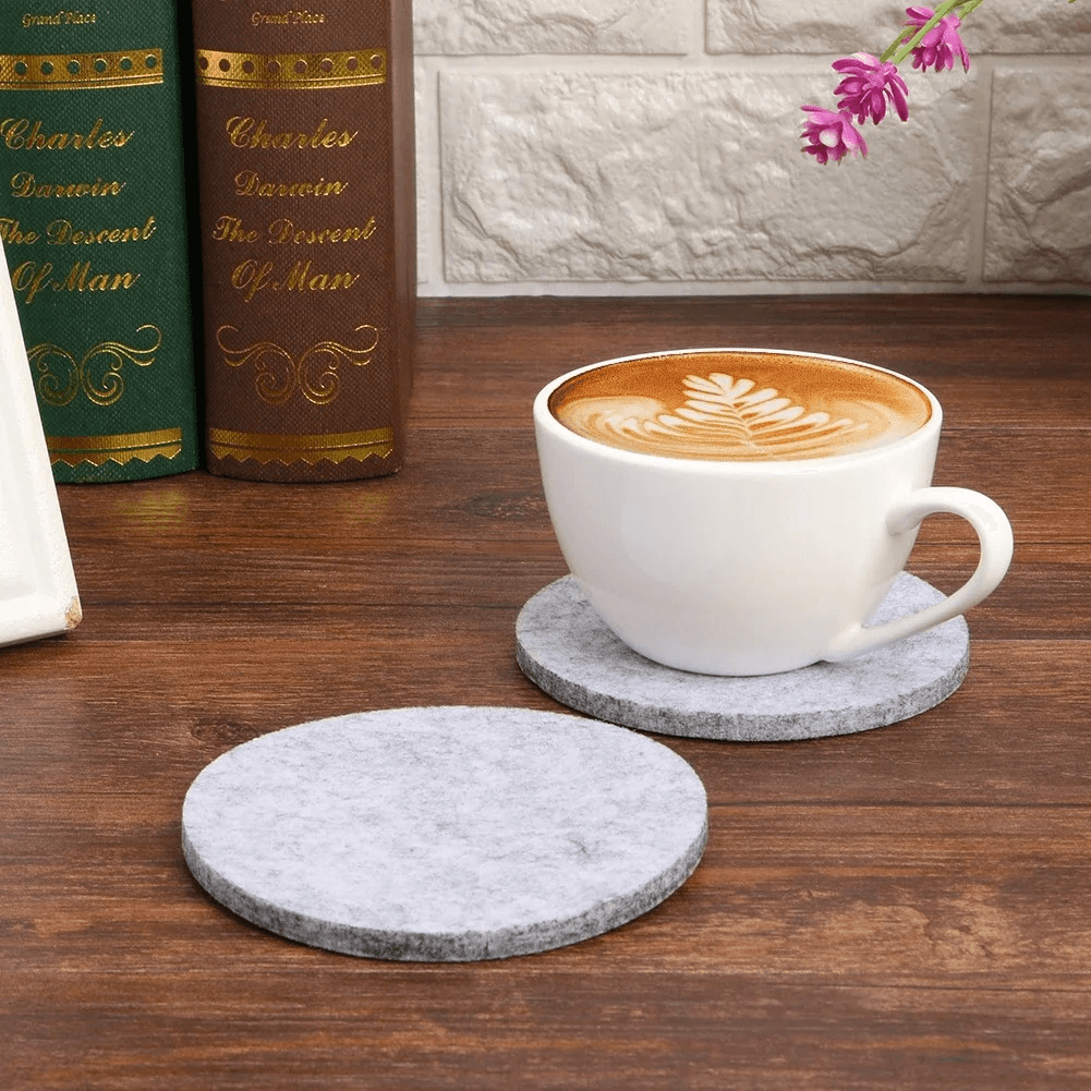 Minimalistic Felt Coasters