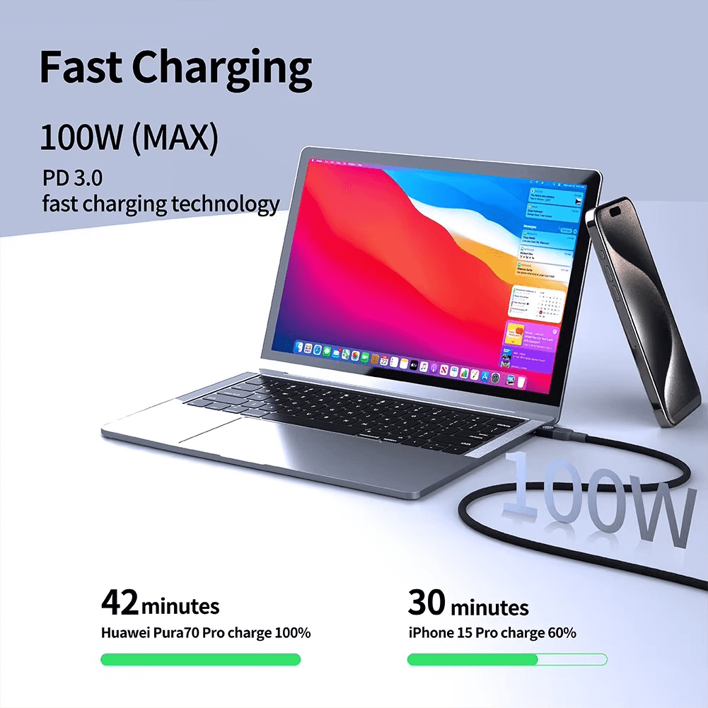 NILLKIN Magnetic 100W Fast Charging Data Cable (Type-C to Type-C)