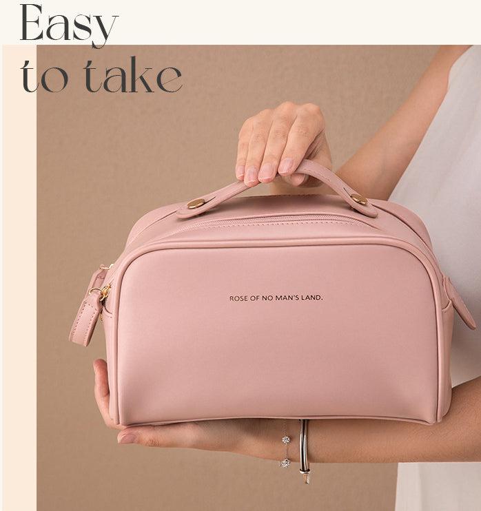 Double Zipper Large Capacity Cosmetic Bag