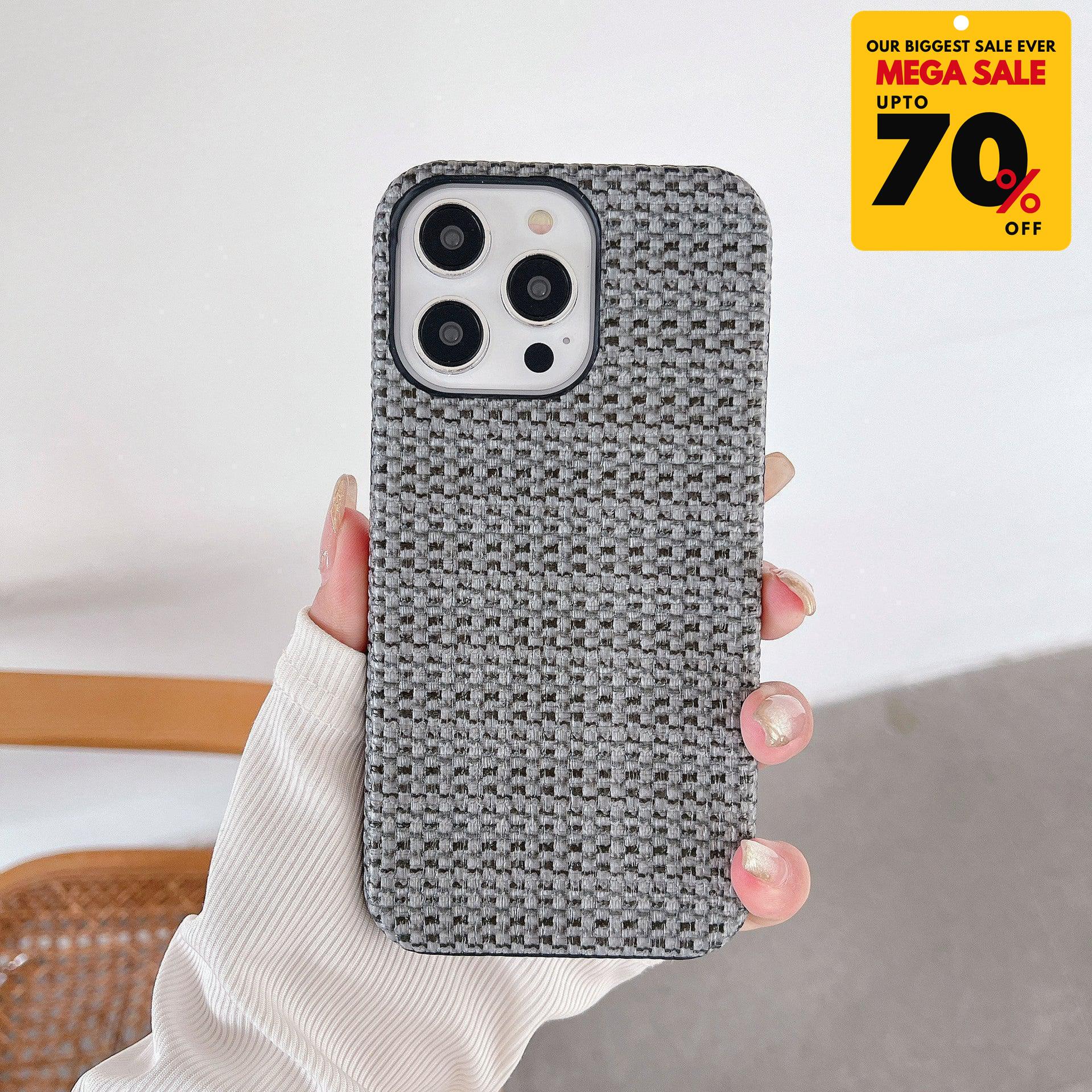 Textured Woven iPhone Case-DIVERSITY