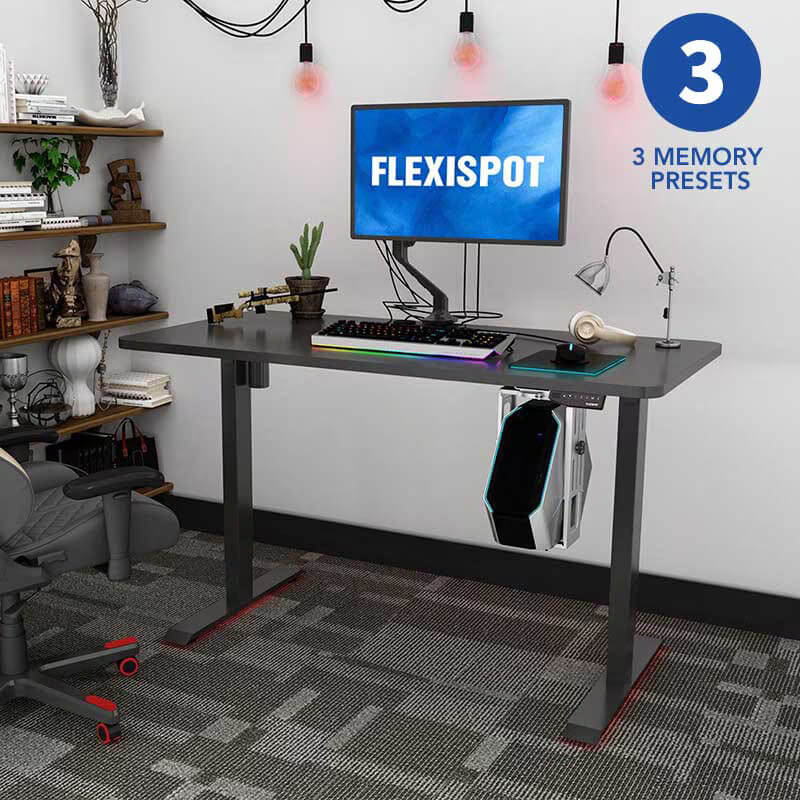 FlexiSpot EN1 - Standing Desk With Black Frame