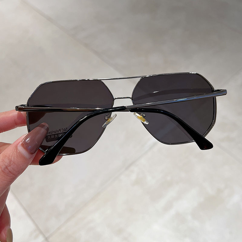 Modern Hex Polarized Sunglasses - Black