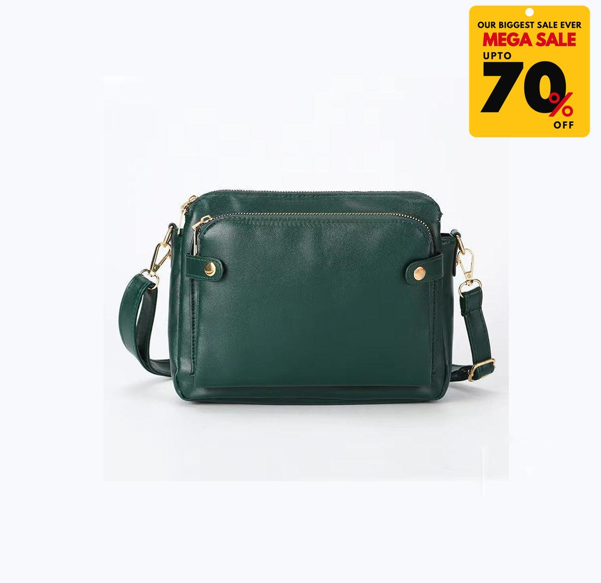 Vintage 3 Layer Leather Bag-DIVERSITY