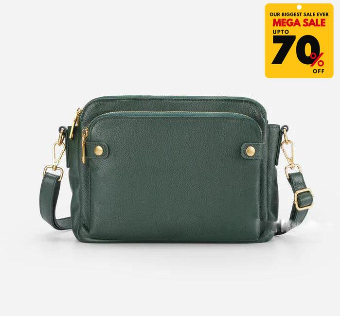 Vintage 3 Layer Leather Bag-DIVERSITY