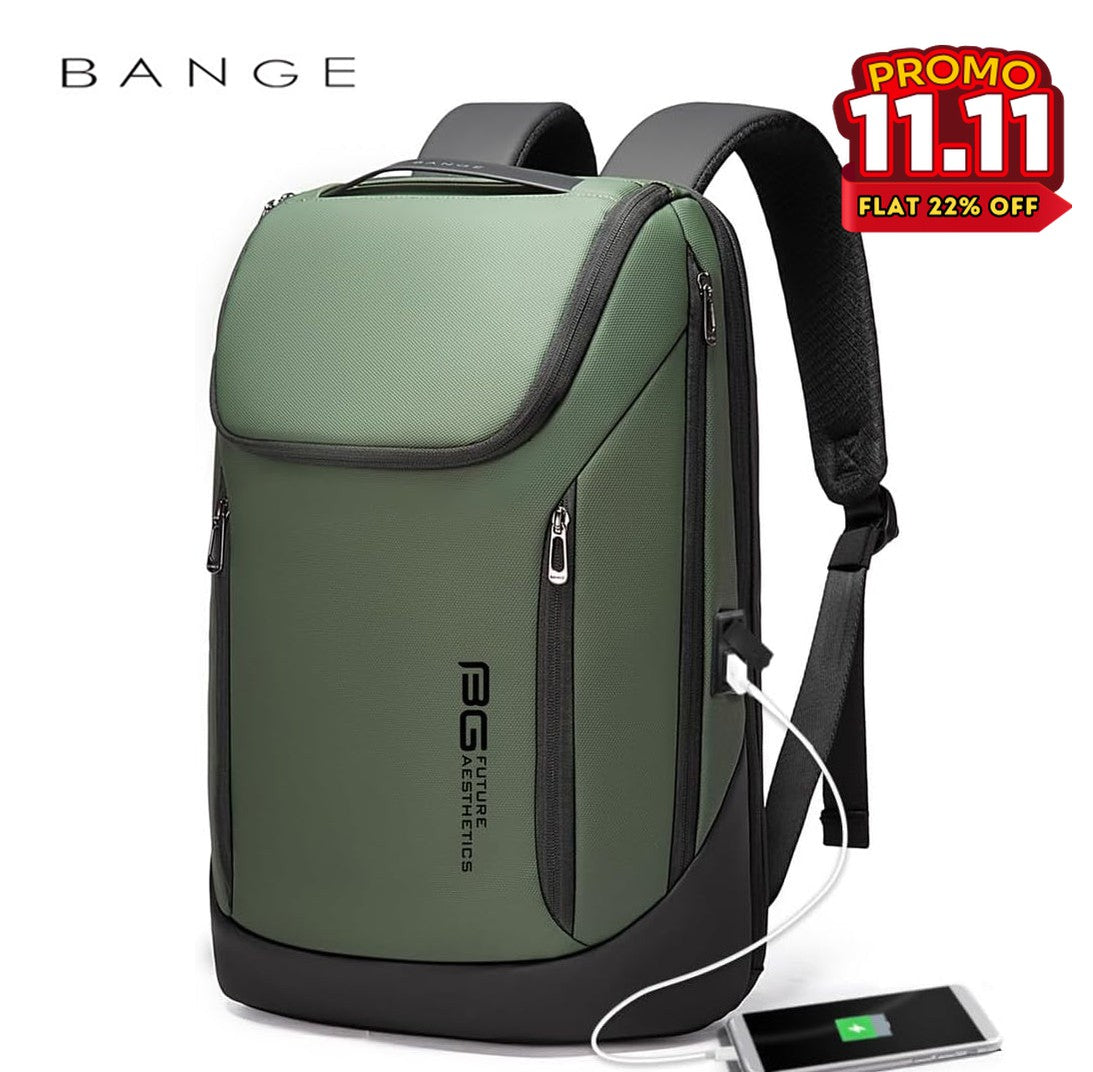 BANGE Ultimate Travel Laptop Backpack - Green-DIVERSITY