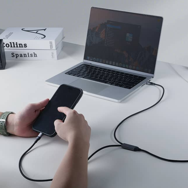 NILLKIN DualPower 2 in 1 Charging Cable Type-C to Type-C 100W & Lightning 27W