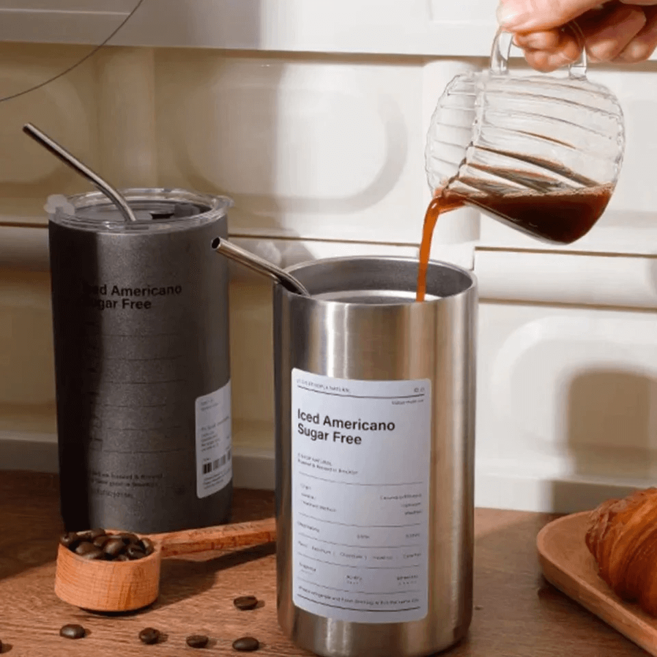 Iced Coffee Tumbler - Dark Grey